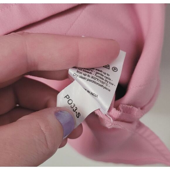 Mandala Scrubs 6 Pocket Top in Rosé Pink Size 2XL - Picture 5 of 9